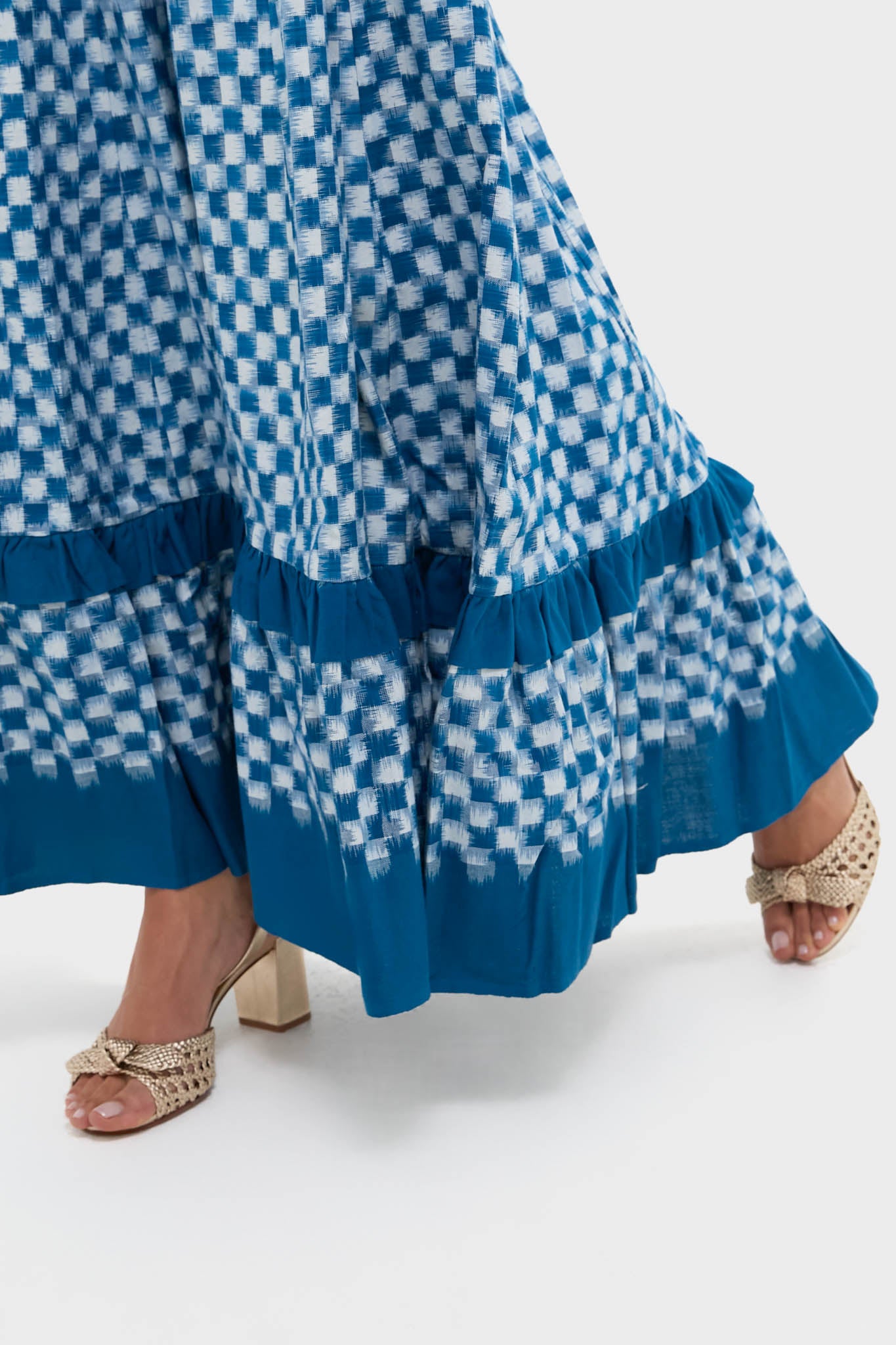 Blue Checkmate Dress | De Castro Blue Checkmate Dress | De Castro