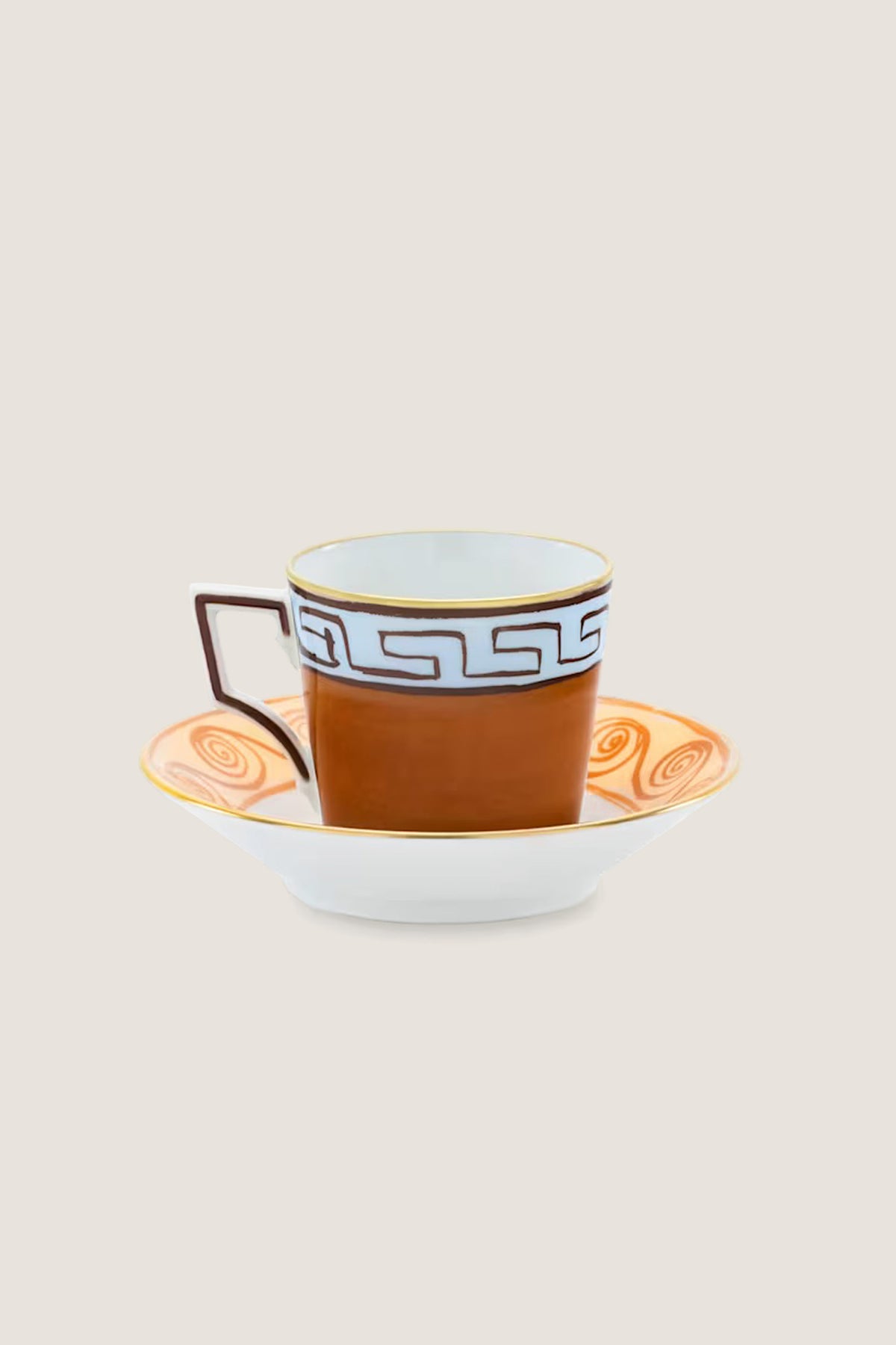 Il viaggio di Nettuno - Terracotta Coffee Set for 2