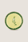 Il viaggio di Nettuno Green and Yellow Charger Plate