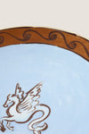 Il viaggio di Nettuno Brown and Light Blue Charger Plate