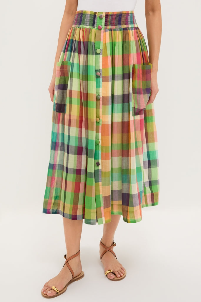 Ambrosia Check Seraphina Skirt | Tuckernuck