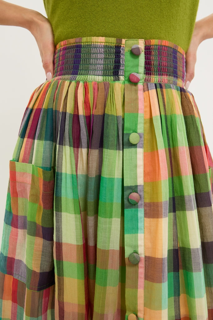 Ambrosia Check Seraphina Skirt | Tuckernuck
