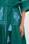Emerald Swan Dress