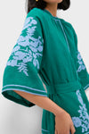 Emerald Swan Dress