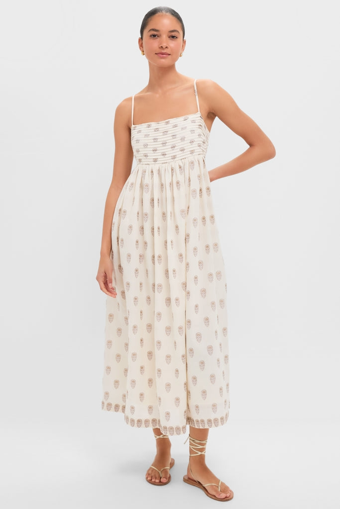 Orchid Echo Cotton Jacquard Betsy Dress | Tuckernuck