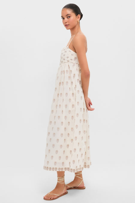 Orchid Echo Cotton Jacquard Betsy Dress