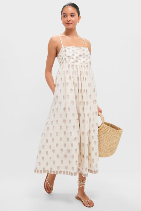 Orchid Echo Cotton Jacquard Betsy Dress