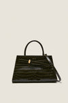 Cypress Croc Embossed Veronica Beard Dash Bag