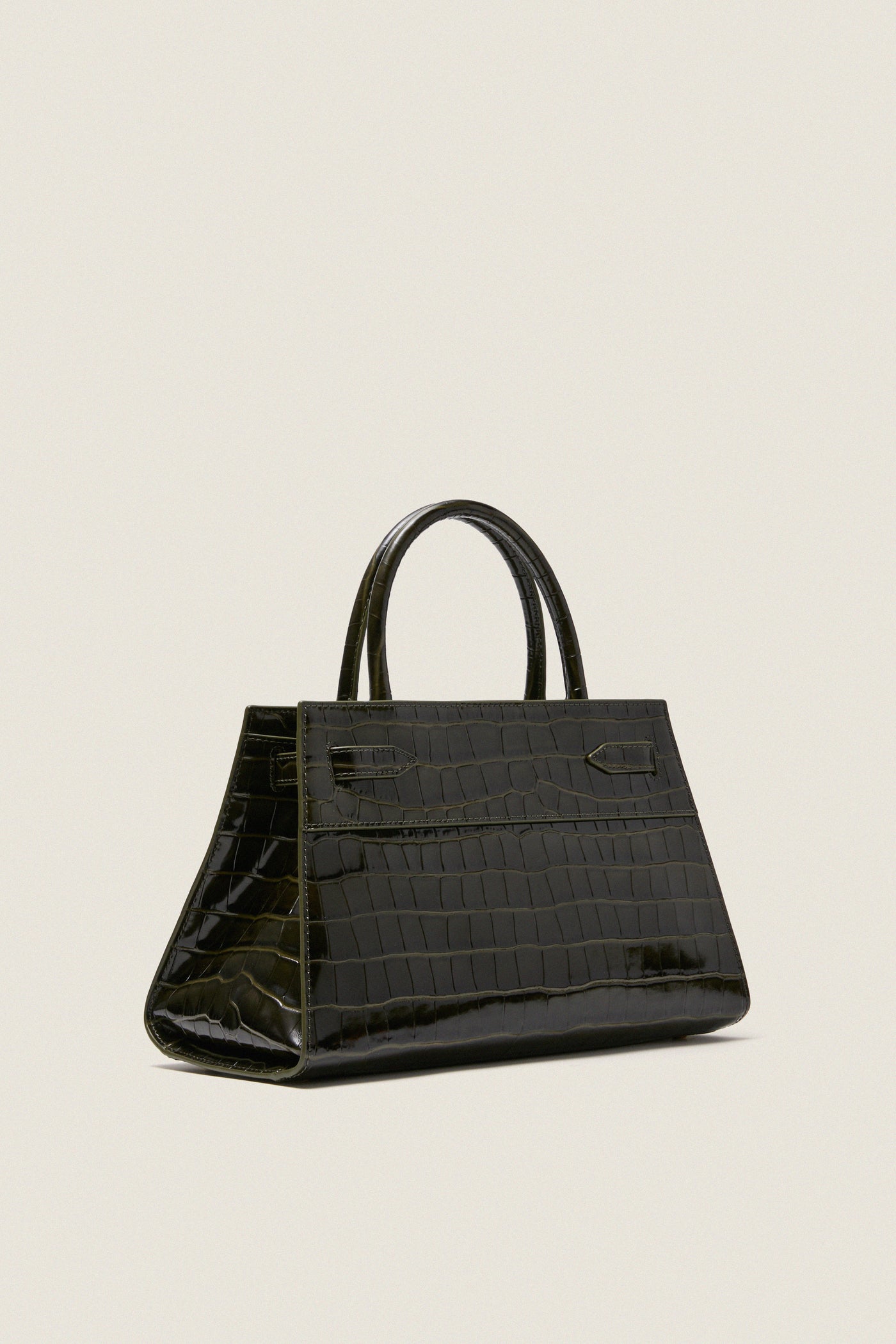 Cypress Croc Embossed Veronica Beard Dash Bag