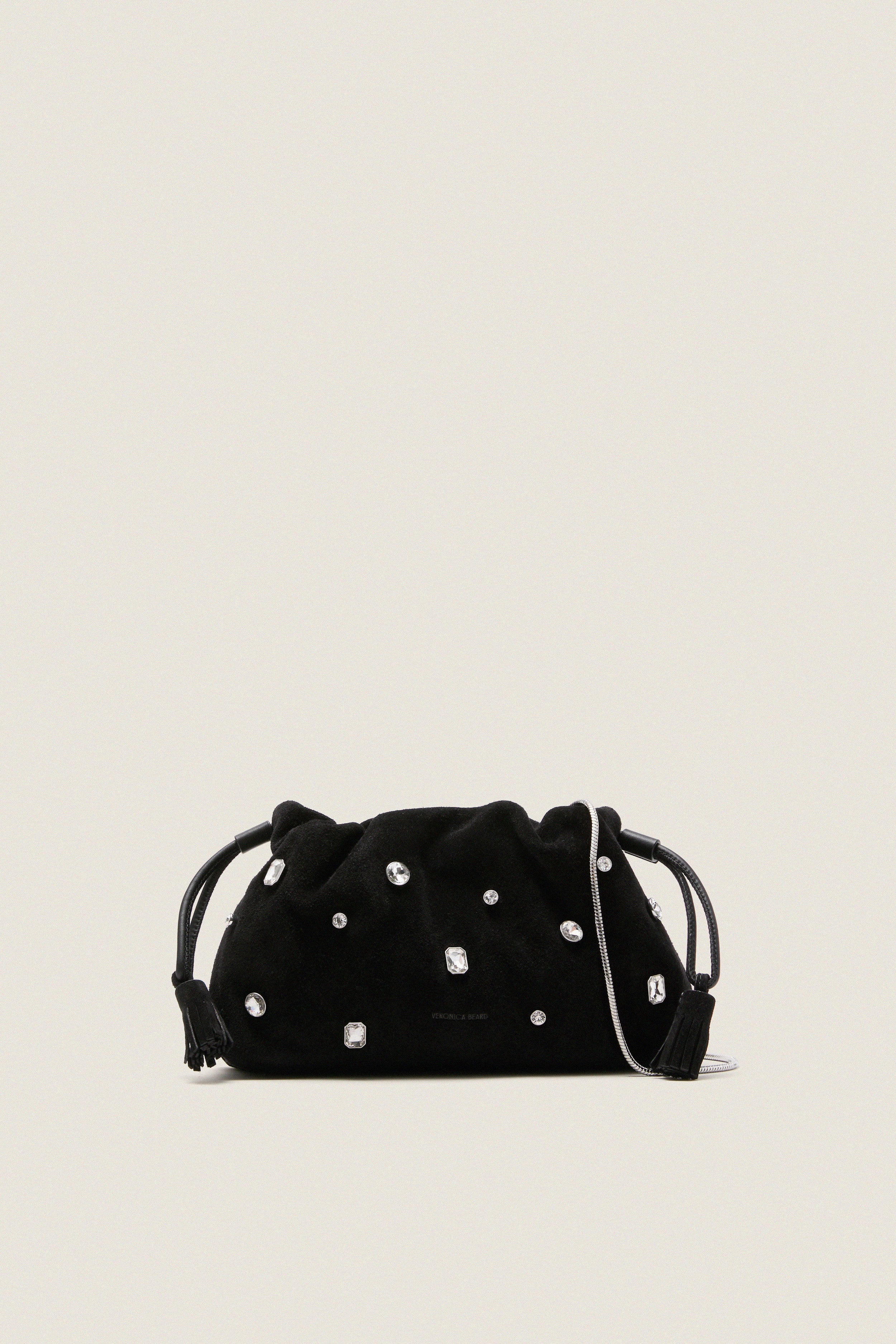 Black Small Crystal Stash Bag | Veronica Beard