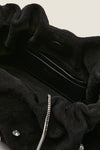 Black Small Crystal Stash Bag