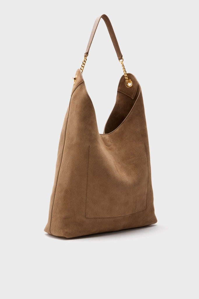 Bark Suede Jour Bag | Veronica Beard