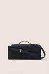 Navy Suede Veronica Beard Dash Clutch