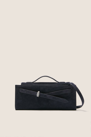Navy Suede Veronica Beard Dash Clutch