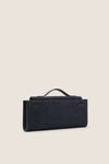Navy Suede Veronica Beard Dash Clutch