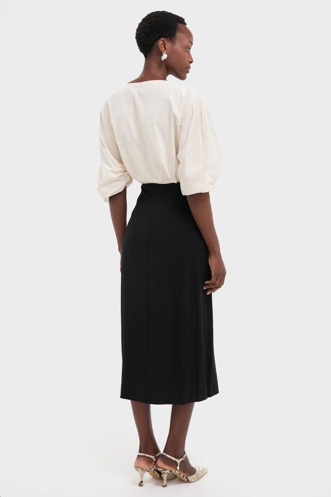 Ivory and Black Orion Dress