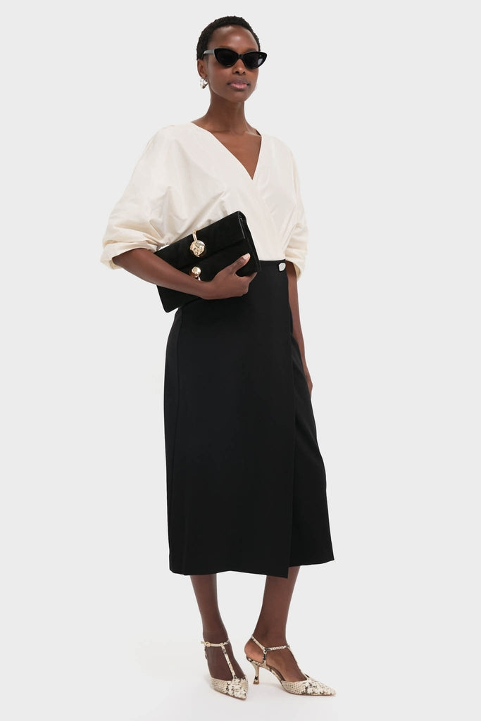 Ivory and Black Orion Dress