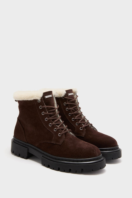 Espresso Henry Combat Boot