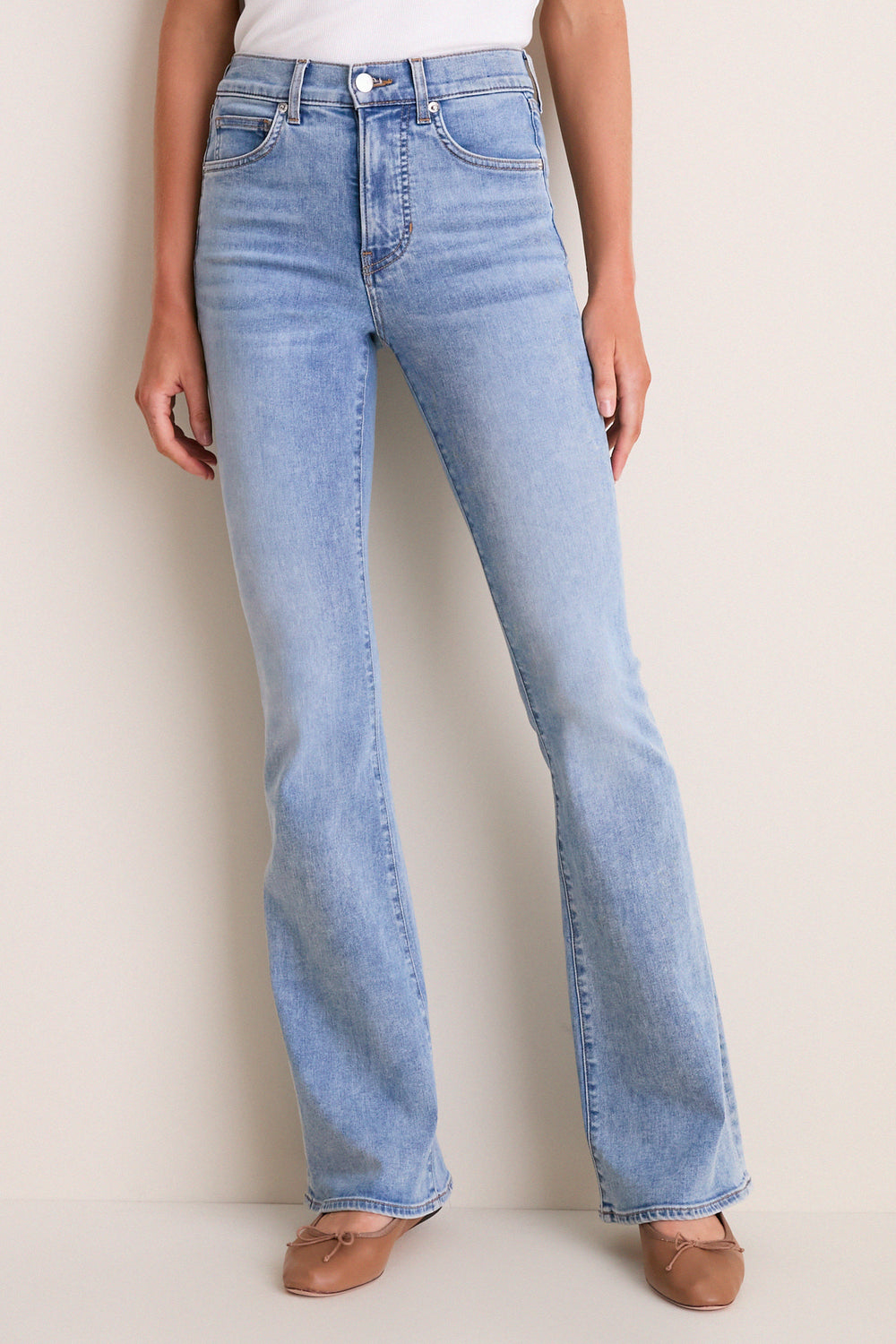 Riviera Breeze Beverly High Rise Skinny Flare