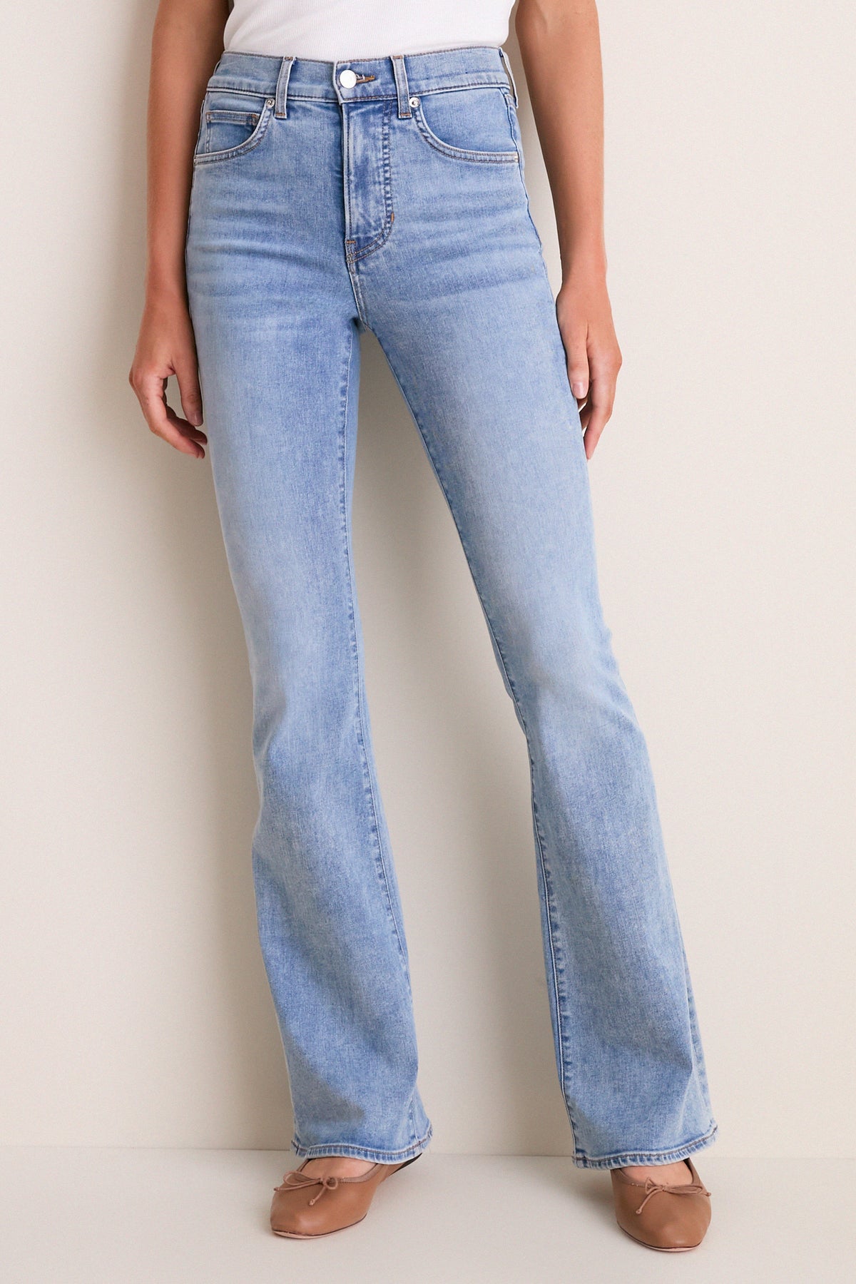 Riviera Breeze Beverly High Rise Skinny Flare