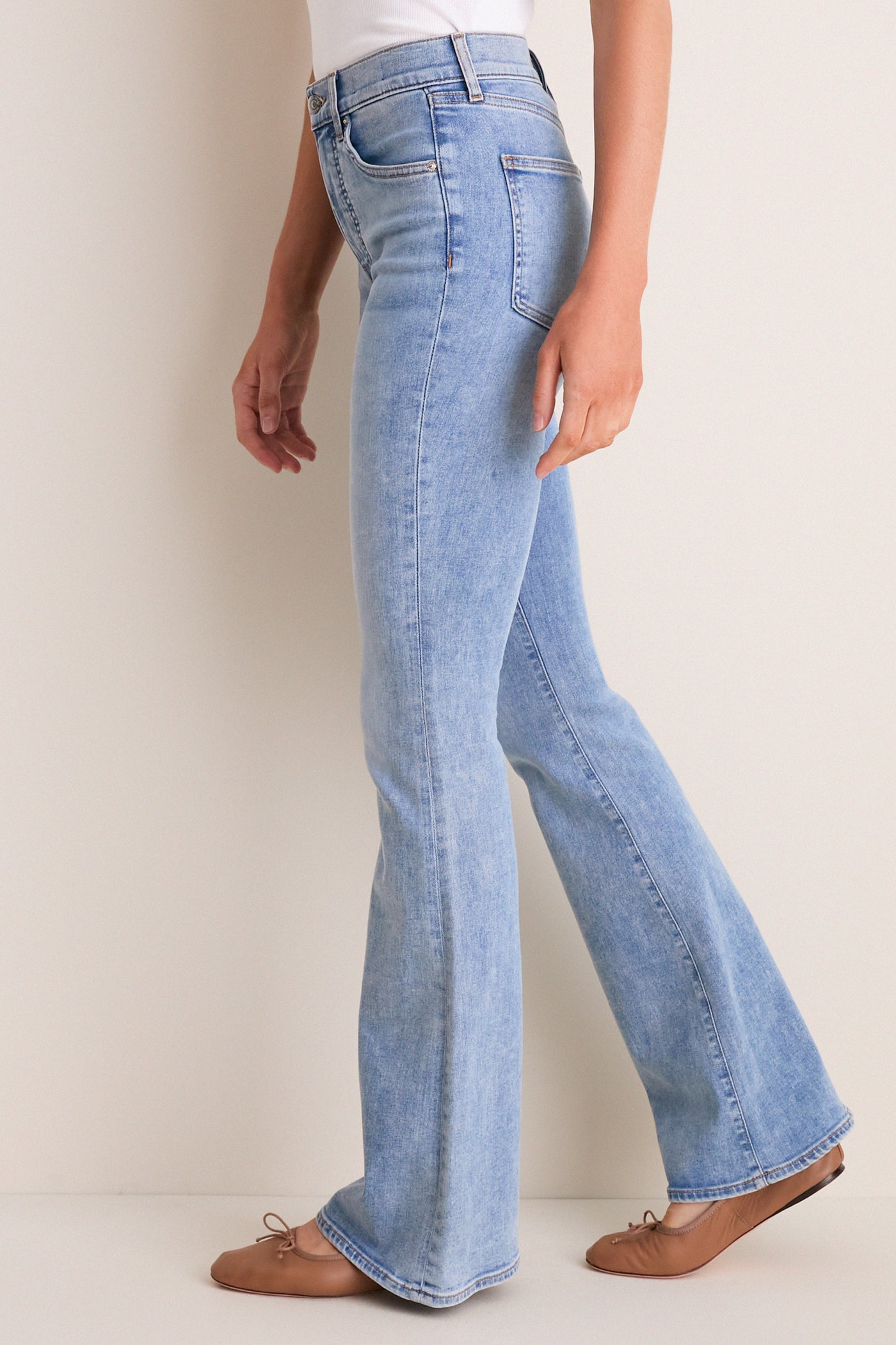 Riviera Breeze Beverly High Rise Skinny Flare
