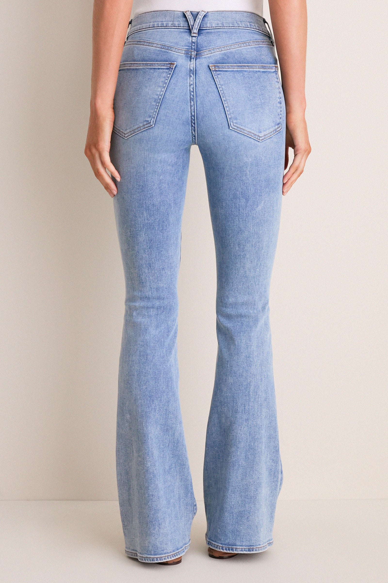 Riviera Breeze Beverly High Rise Skinny Flare