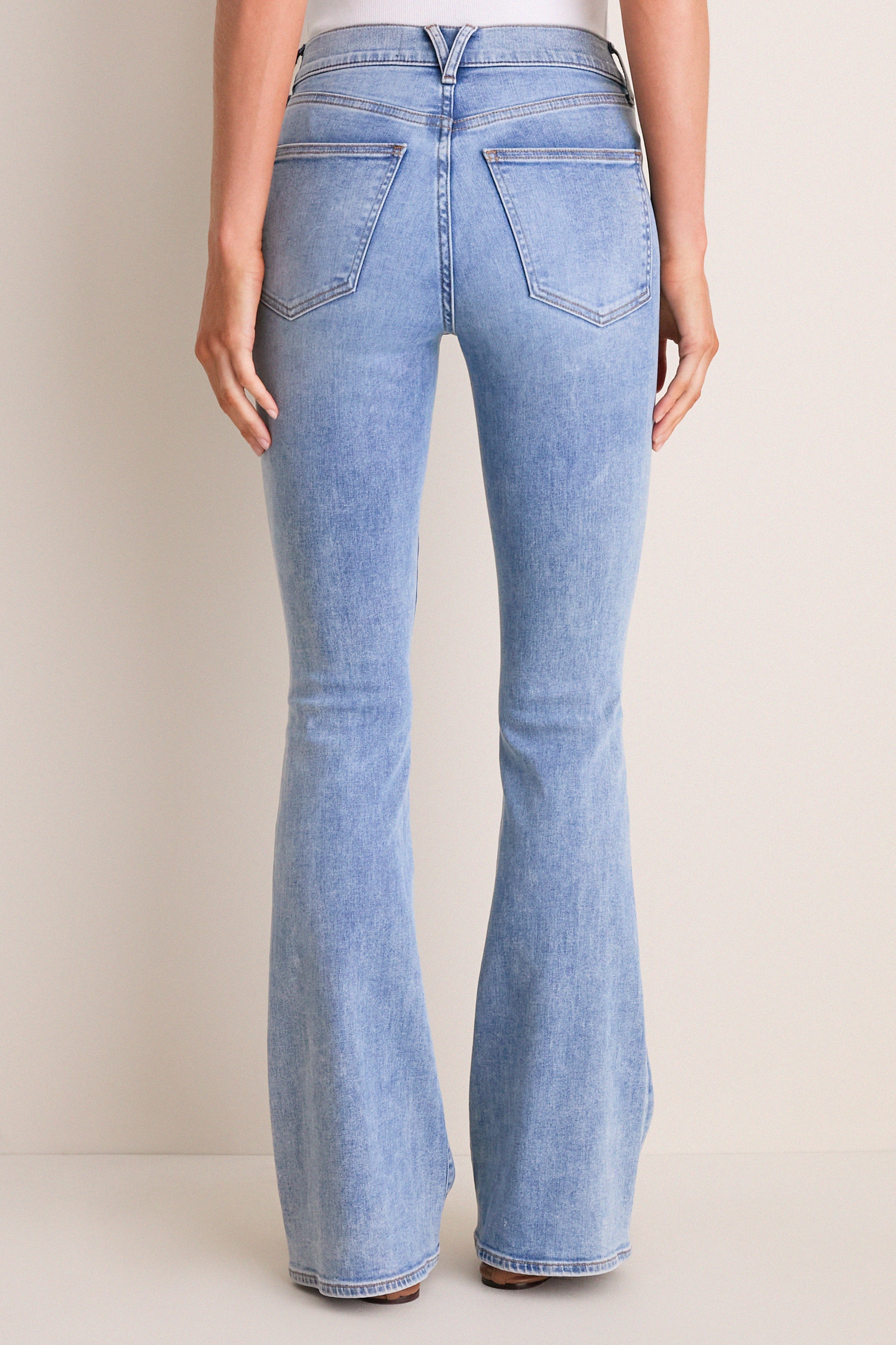 Riviera Breeze Beverly High Rise Skinny Flare