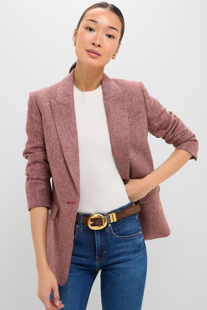 Red Oak Melange Vega Dickey Jacket