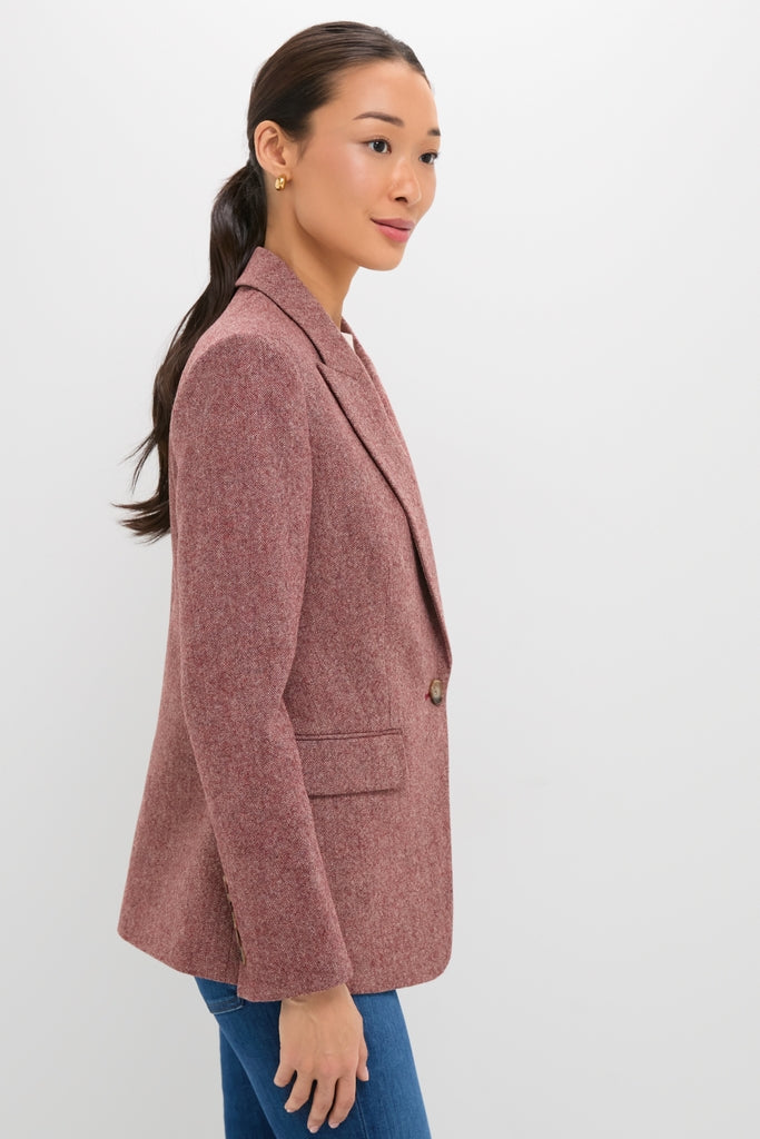 Red Oak Melange Vega Dickey Jacket