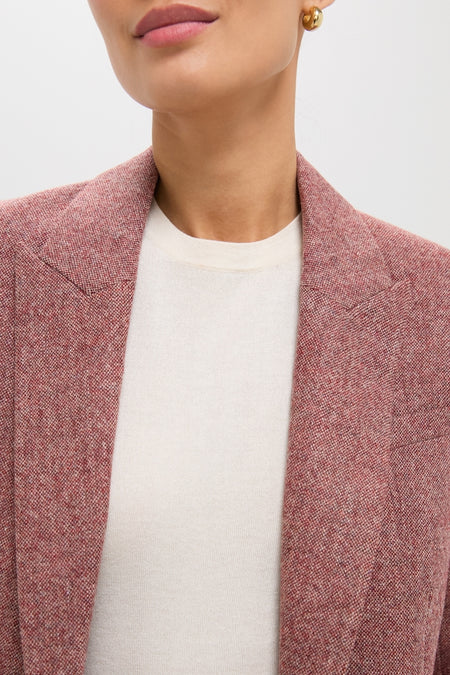 Red Oak Melange Vega Dickey Jacket