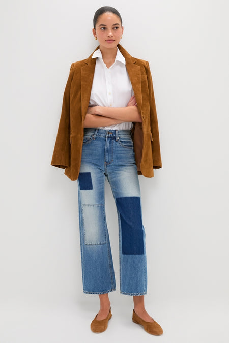 Time Lapse Dylan Ankle High Rise Straight