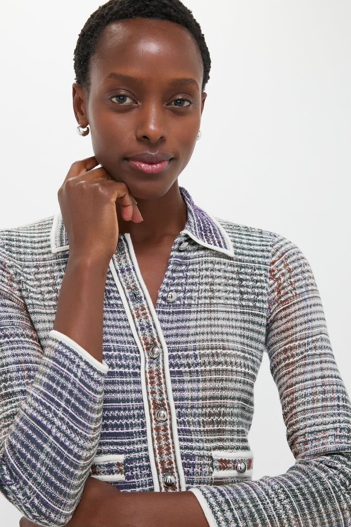 Dark Hunter Green Multi Lauper Dress