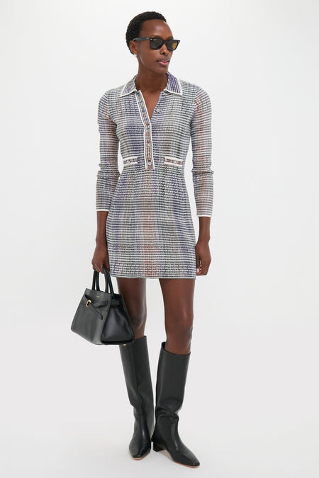 Dark Hunter Green Multi Lauper Dress