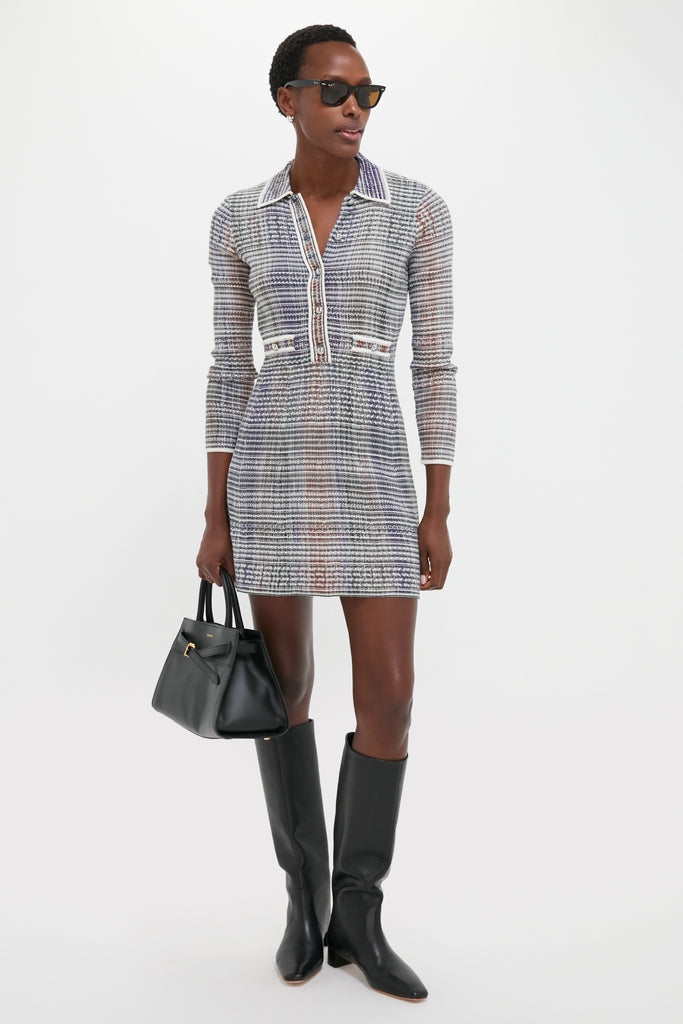 Dark Hunter Green Multi Lauper Dress