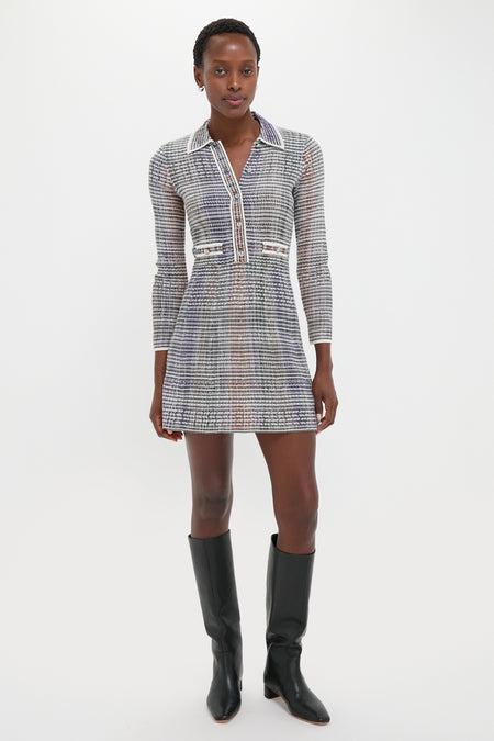 Dark Hunter Green Multi Lauper Dress