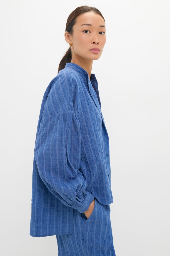 Shadow Stripe Juliette Button Down