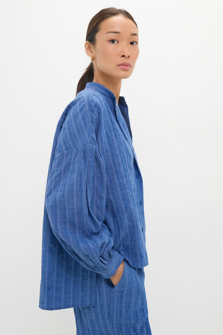 Shadow Stripe Juliette Button Down