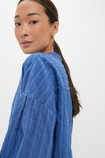 Shadow Stripe Juliette Button Down