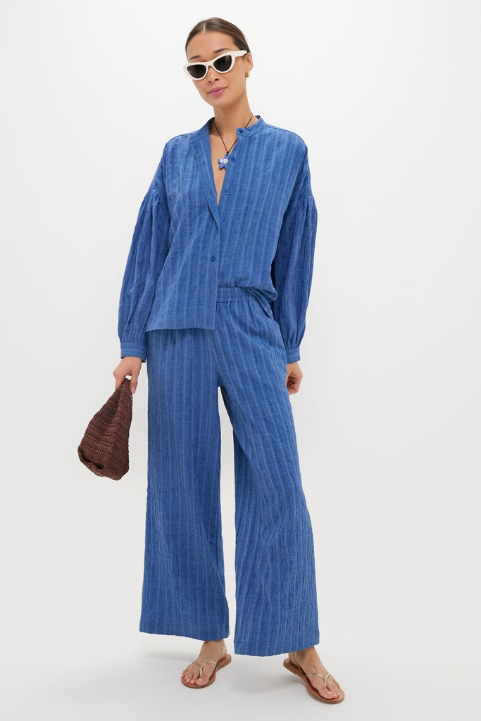 Shadow Stripe Juliette Button Down