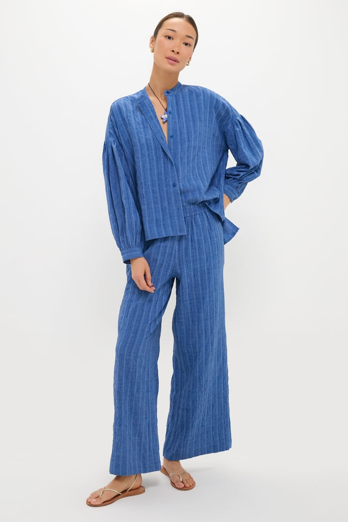 Shadow Stripe Juliette Button Down