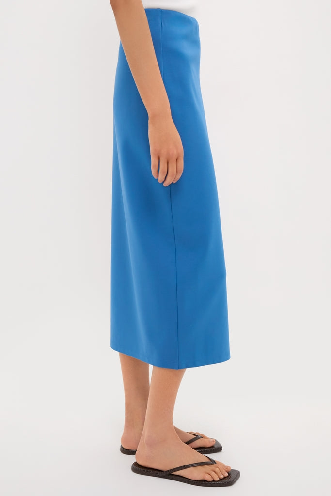 Riverside Blue Maggie Midi Skirt