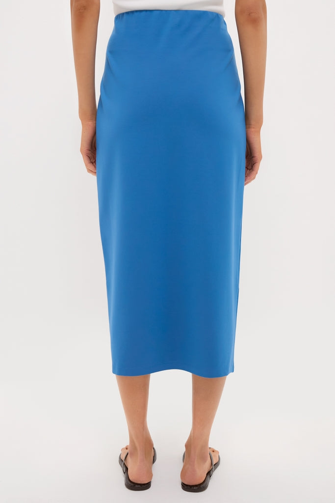 Riverside Blue Maggie Midi Skirt
