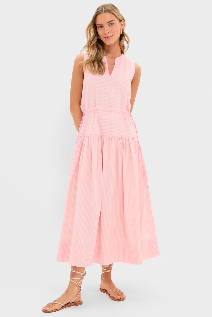 Tuckernuck Pink Peach Charlotte Maxi Dress Pink Peach / M