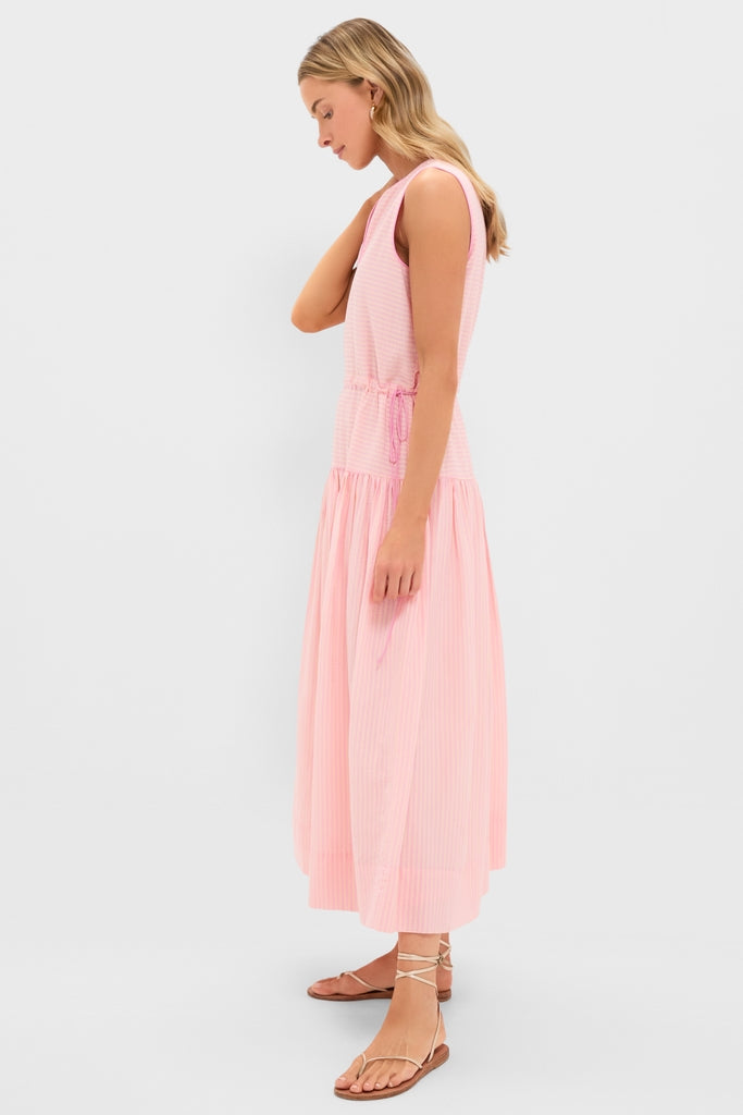 Tuckernuck Pink Peach Charlotte Maxi Dress Pink Peach / M Tuckernuck Pink Peach Charlotte Maxi Dress Pink Peach / M