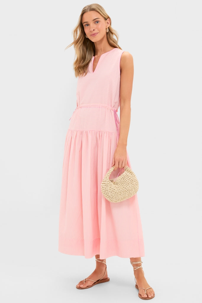 Tuckernuck Pink Peach Charlotte Maxi Dress Pink Peach / M Tuckernuck Pink Peach Charlotte Maxi Dress Pink Peach / M
