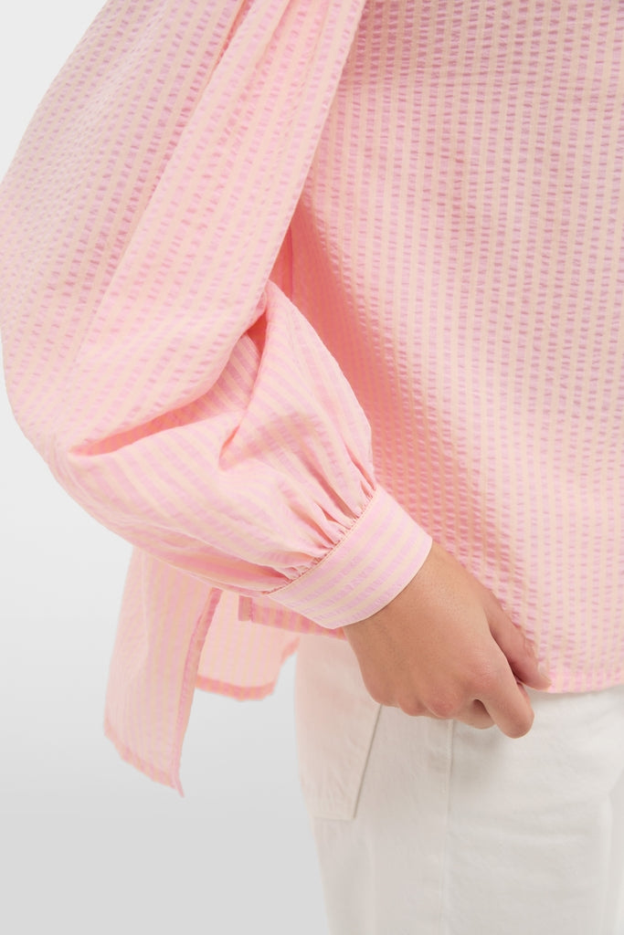 Pink Peach Juliette Button Down