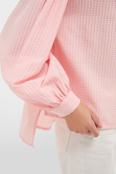 Pink Peach Juliette Button Down
