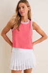 Coral Performance Jersey Tilden Tank