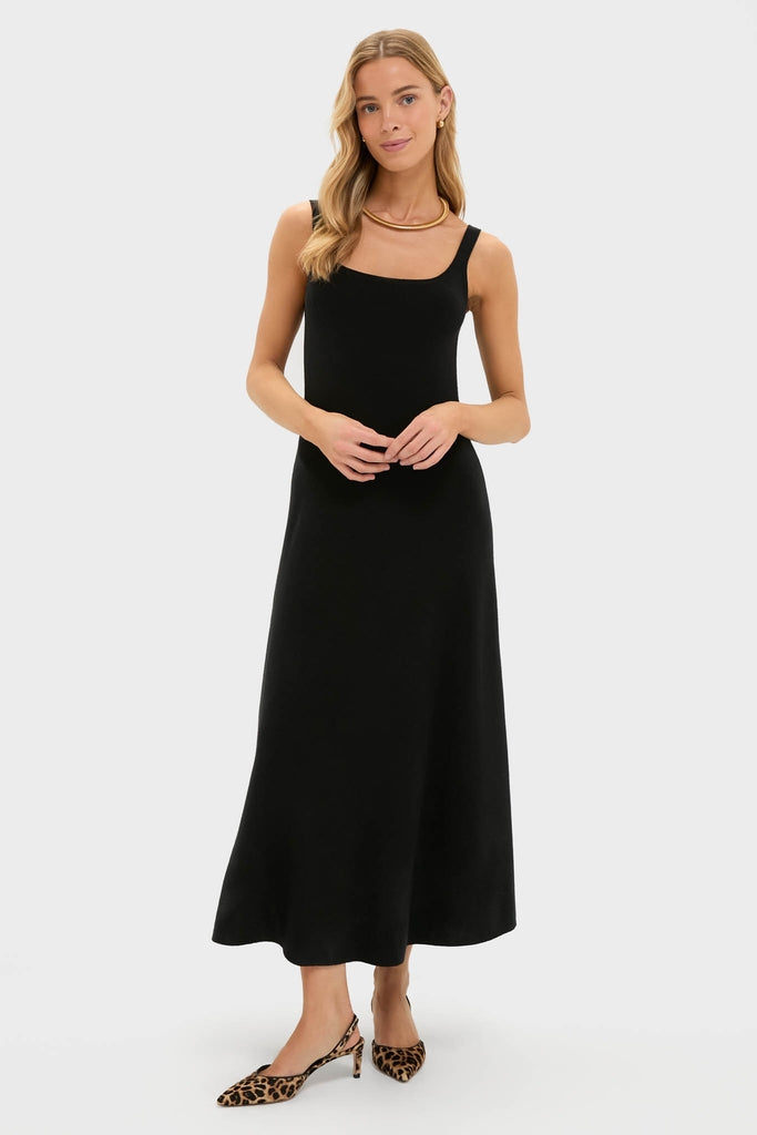 white christmas dresses Black Knit Barrington Dress Tuckernuck Black / M