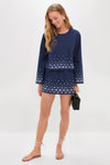 Navy Mirror Embellished Debbie Skort